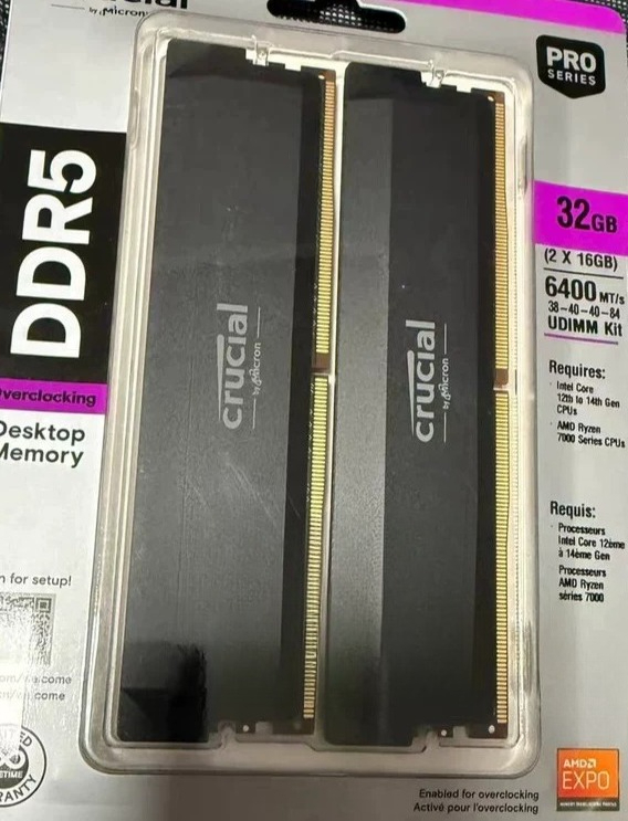 Ddr5 Kit - 32GB DDR5 6000MHz RAM Kit, 16GB