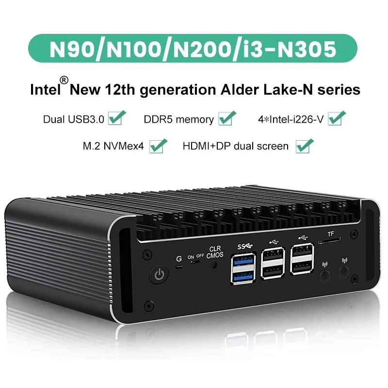 12th Gen Firewall Mini PC Alde - Ddr5 4800Mhz 评论和价格