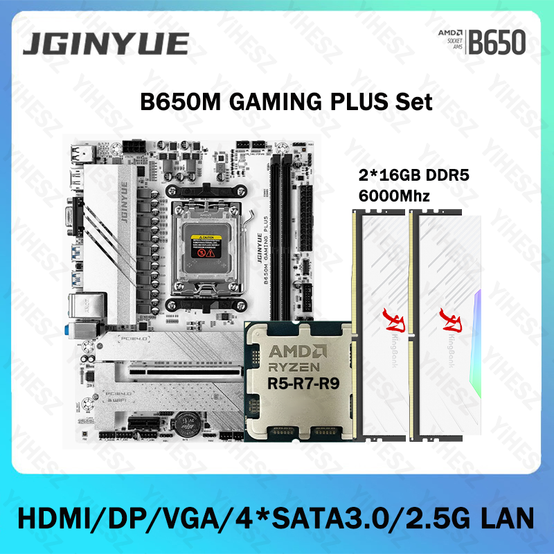 B650 Diy Gaming Computer Mothe - Ddr5 16Gb 6000Mhz 评论和价格