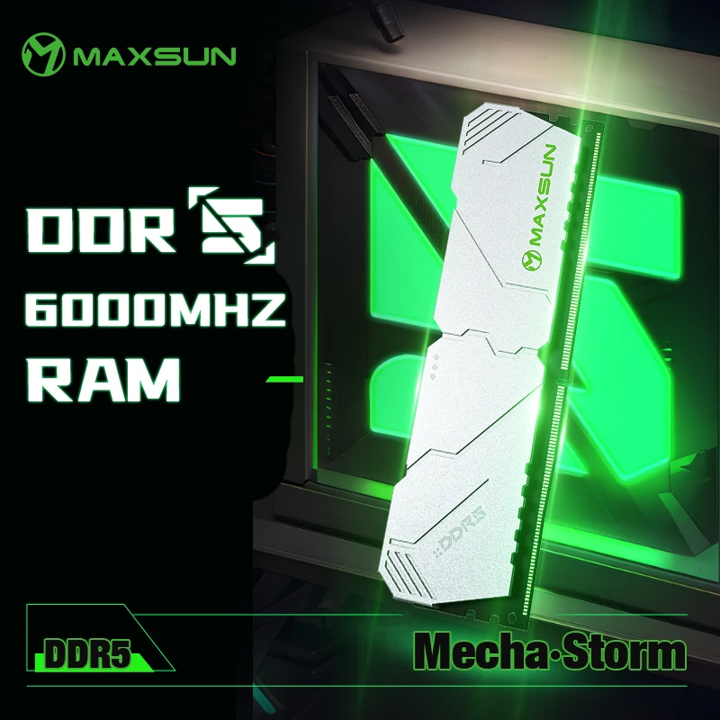 MAXSUN Heatsink Memoria RAM DD - Ddr5 16Gb 6000Mhz 评论和价格