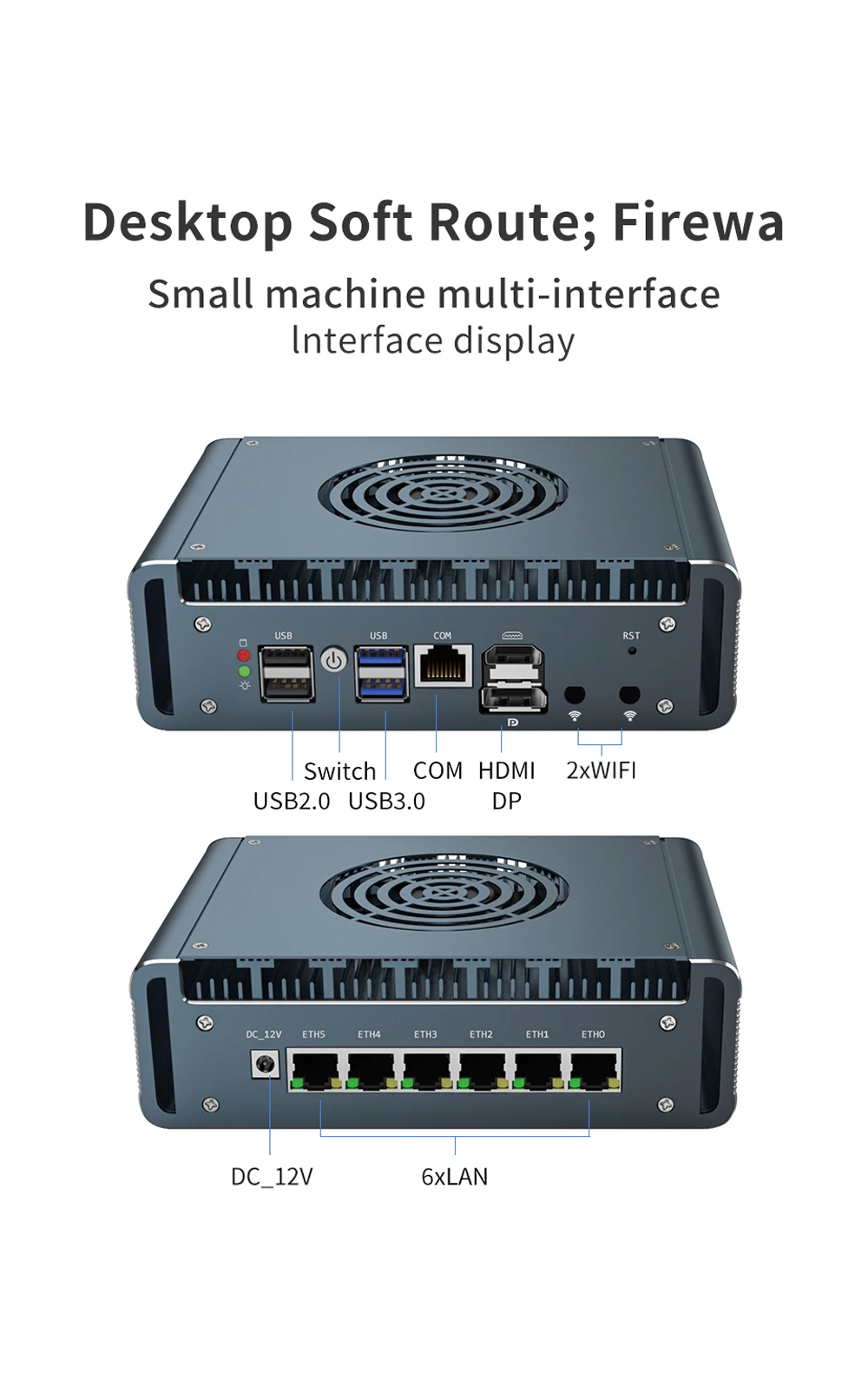 Fanless Firewall Router 12th G - Ddr5 64Gb 评论和价格