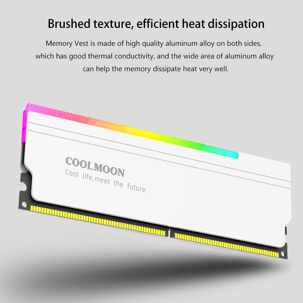 COOLMOON 5V-3PIN ARGB RAM Heat - Ddr5 Rgb Ram 评论和价格