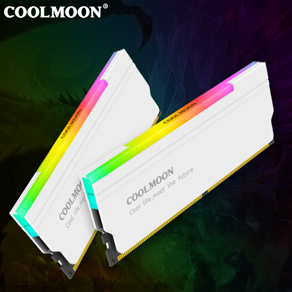 COOLMOON 5V-3PIN ARGB RAM Heat - Ddr5 Rgb Ram 评论和价格