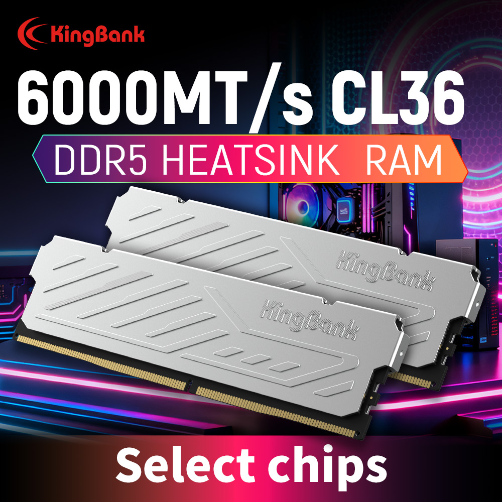 KingBank KJXS DDR5 RAM 16GB /  - Ddr5 16Gb 6000Mhz 评论和价格