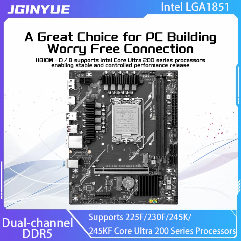JGINYUE H810 Motherboard Intel - Ddr5 64Gb 评论和价格