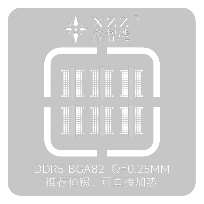 XZZ solder paste/ball stencil  - Ddr5 Kit 评论和价格