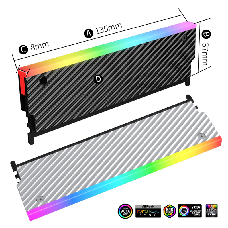 ARGB DDR Memory RAM Cooler wit - Ddr5 Rgb Ram 评论和价格