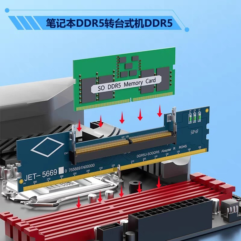 DDR3 DDR4 DDR5 SO‑DIMM to UDIM - Ddr5 Sodimm 评论和价格