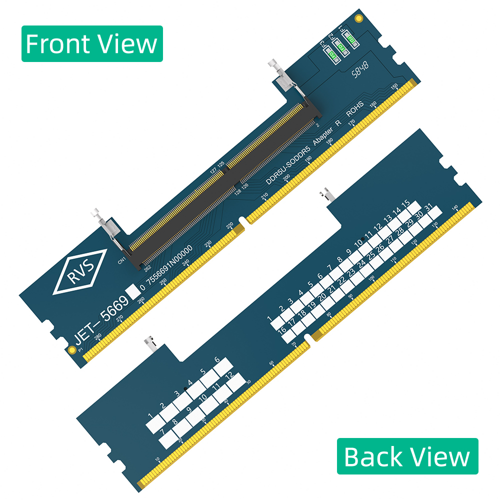 2PCS Laptop DDR5 RAM to SO DDR - Ddr5 Sodimm 评论和价格