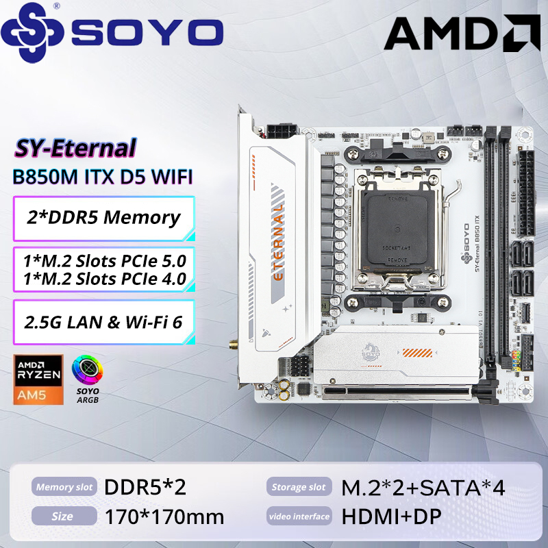 SOYO B850M ARGB Motherboard WI - Ddr5 Kit 评论和价格