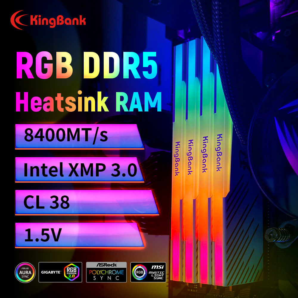 KINGBANK KRRW DDR5 RAM 48GB (2 - Ddr5 4800Mhz 评论和价格