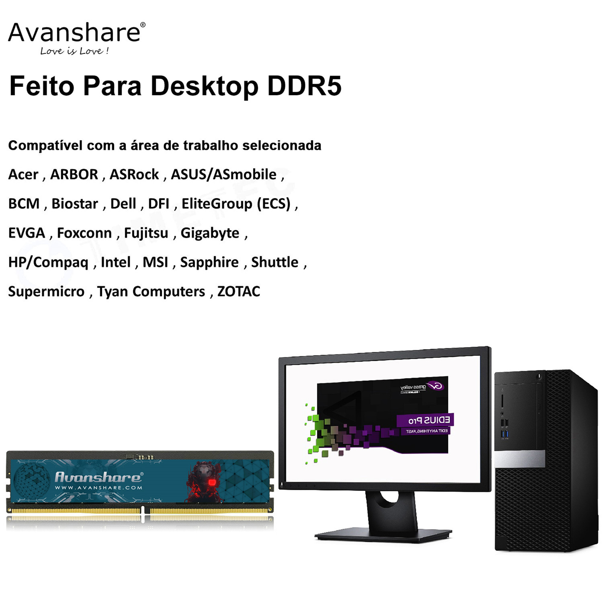 Avanshare Ram Memoria DDR5 DDR - Ddr5 4800Mhz 评论和价格