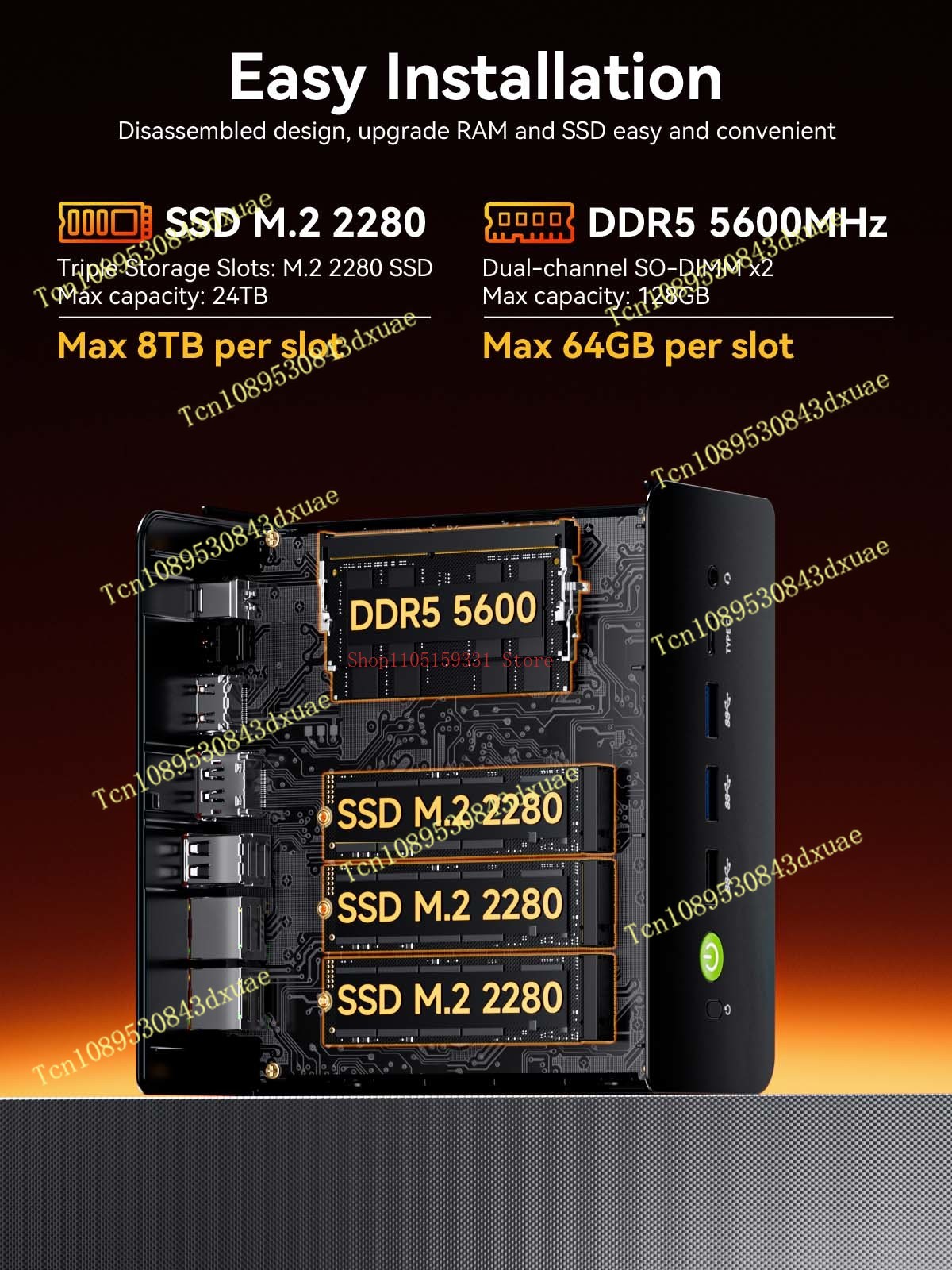 GMKtec NcuBox K12 MINI PC Ryze - Ddr5 64Gb 评论和价格