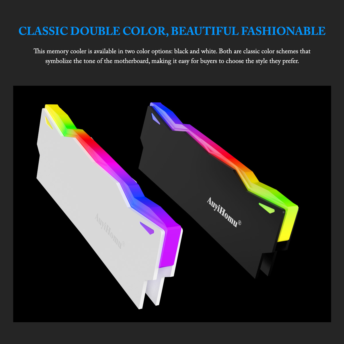 AuyiHomu RGB Heatsink, 5V 3Pin - Ddr5 Rgb Ram 评论和价格