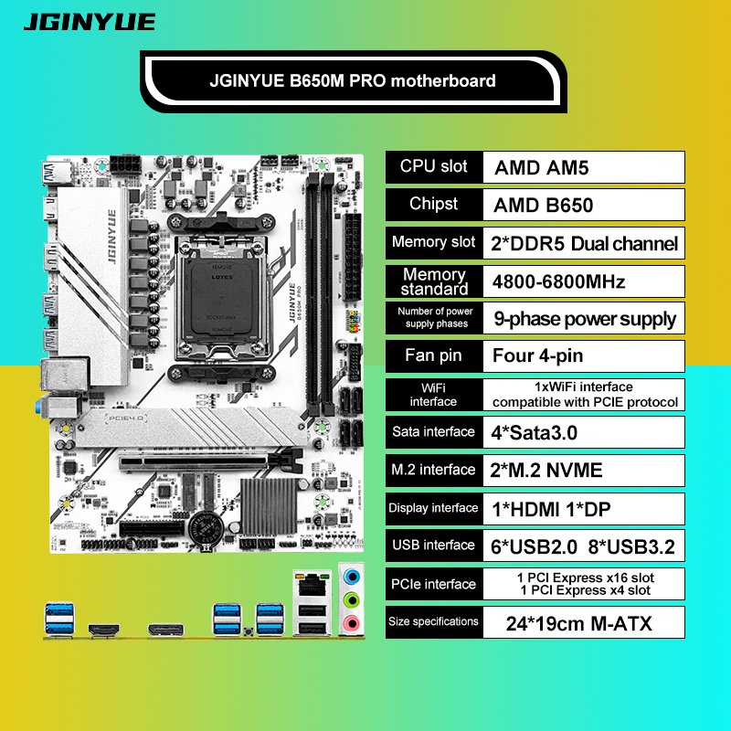 PRO B650M MATX AMD B650 DDR5 6 - Ddr5 6000Mhz 评论和价格